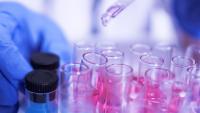 Pathologist doing test in a lab